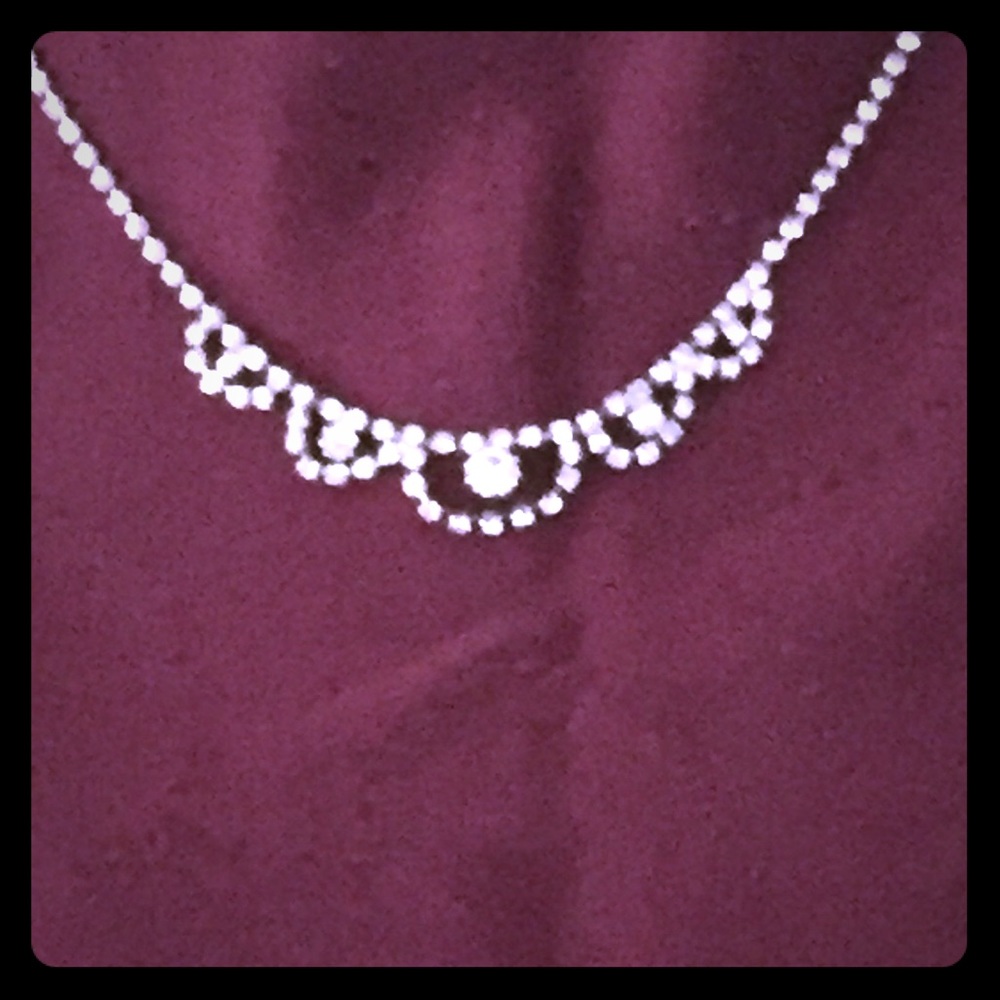 Vintage Diamond Choker Adjustable